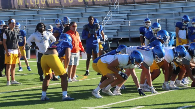 Serra San Mateo football preseason 2023 practice by John Murphy081020230